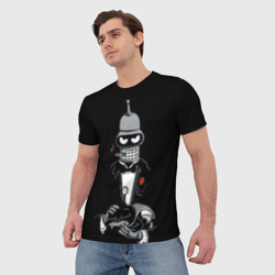 Мужская футболка 3D The Bender - фото 2