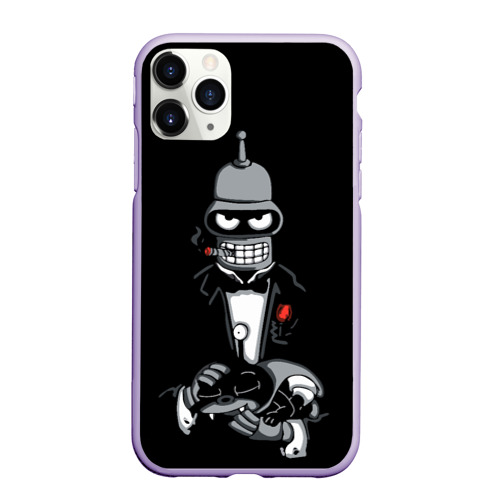 Чехол для iPhone 11 Pro матовый The Bender, цвет светло-сиреневый