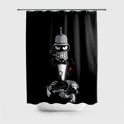 Штора 3D для ванной The Bender gentleman