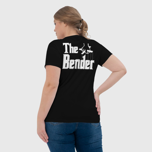 Женская футболка 3D The Bender, цвет 3D печать - фото 7