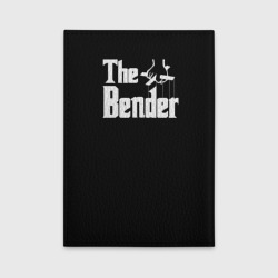 Обложка с принтом The Bender для любого человека, вид сзади №1. Цвет основы: черный