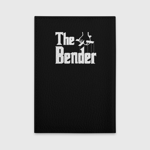 Обложка для автодокументов The Bender, цвет черный - фото 2