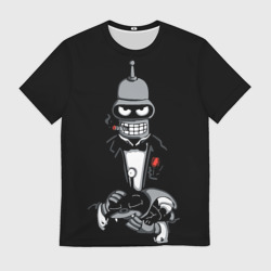 Мужская футболка 3D The Bender gentleman