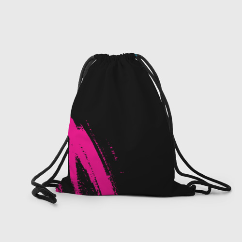 Рюкзак-мешок 3D Manchester City - neon gradient: надпись, символ - фото 2