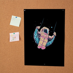 Постер Астронавт качается на луне - фото 2