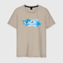 Кошки на птицах – Мужская футболка хлопок с принтом купить со скидкой в -20%
