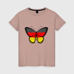 Женская футболка хлопок Бабочка - Германия