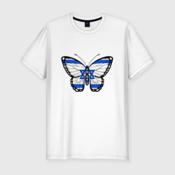 Мужская футболка хлопок Slim Бабочка - Израиль