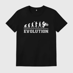 Мужская футболка хлопок Мото-эволюция