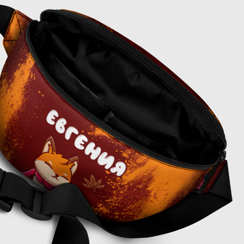 Поясная сумка 3D с принтом Евгения осенняя лисичка, фото #6