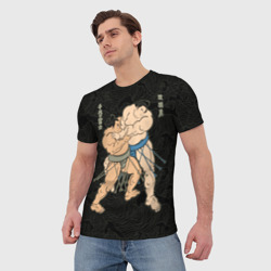 Мужская футболка 3D Сумо - фото 2