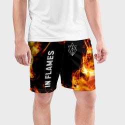 Мужские шорты спортивные In Flames и пылающий огонь - фото 2