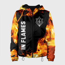 Женская куртка 3D In Flames и пылающий огонь
