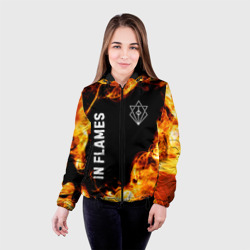 Женская куртка 3D In Flames и пылающий огонь - фото 2