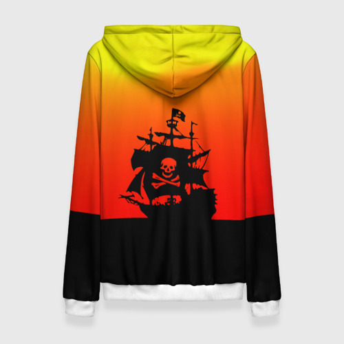 Женская толстовка 3D Пиратский корабль на закате, цвет 3D печать - фото 2