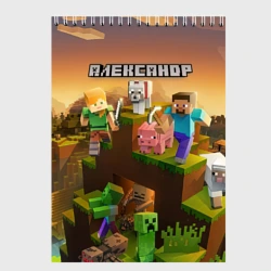 Скетчбук Александр Minecraft