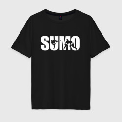 Мужская футболка хлопок Oversize Sumo wrestlers