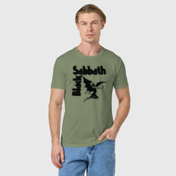 Мужская футболка хлопок Блэк Саббат метал - фото 2