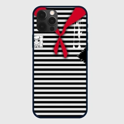 Чехол для iPhone 12 Pro Костюм пионера-разбойника карнавальный тельняшка