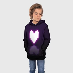 Детская толстовка 3D Undertale heart neon - фото 2