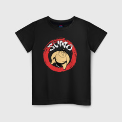 Детская футболка хлопок Sumo fighter sun