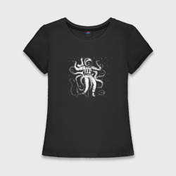 Женская футболка хлопок Slim Octopusnaut