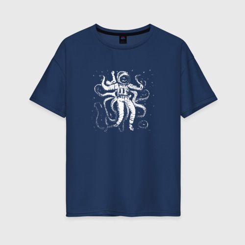 Женская футболка хлопок Oversize Octopusnaut