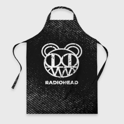 Фартук 3D Radiohead с потертостями на темном фоне