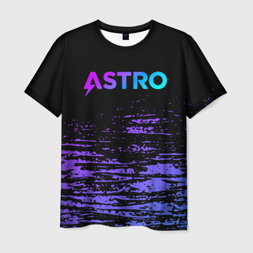 Мужская футболка 3D Astro - градиент, цвет 3D печать
