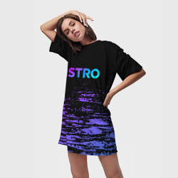 Платье-футболка 3D Astro - градиент - фото 2