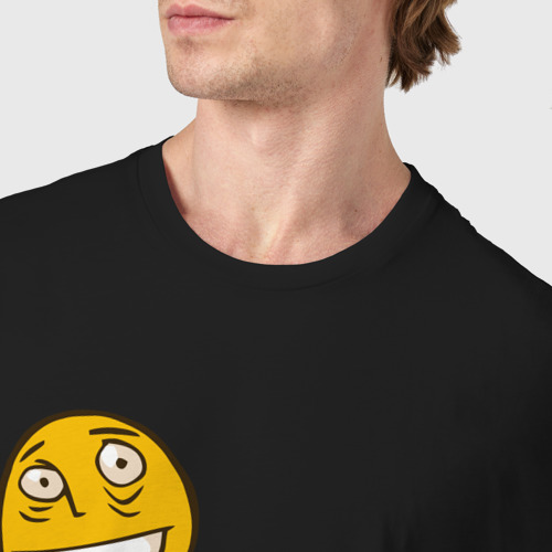 Мужская футболка хлопок И в чём я не прав?, цвет черный - фото 6