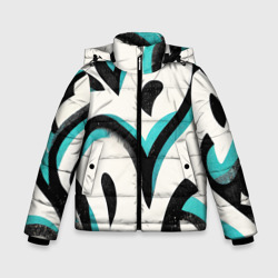 Узоры в стиле граффити – Зимняя куртка для мальчиков 3D с принтом купить