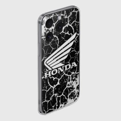 Чехол для iPhone 15 Pro силиконовый с защитой камеры Honda logo арт - фото 2