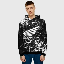 Мужская толстовка 3D Honda logo арт - фото 2