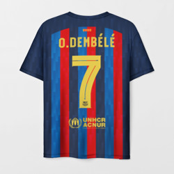 Мужская футболка 3D Дембеле Барселона форма 2022-2023