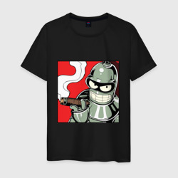 Smoke Bender – Мужская футболка хлопок с принтом купить со скидкой в -20%