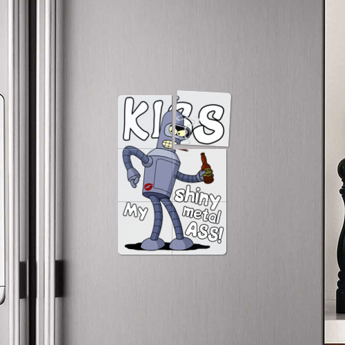 Магнитный плакат 2Х3 Kiss Bender ass - фото 4