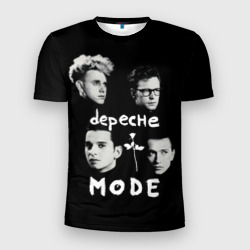 Мужская футболка 3D Slim Depeche Mode portrait