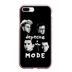 Чехол для iPhone 7Plus/8 Plus матовый Depeche Mode portrait