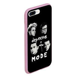 Чехол для iPhone 7Plus/8 Plus матовый Depeche Mode portrait - фото 2