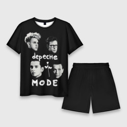 Мужской костюм с шортами 3D Depeche Mode portrait