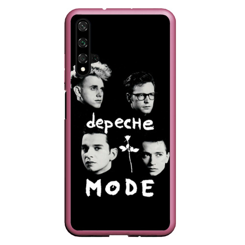 Чехол для Honor 20 Depeche Mode portrait, цвет малиновый