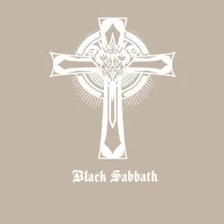 Мужской свитшот хлопок Black Sabbath крест - фото 2