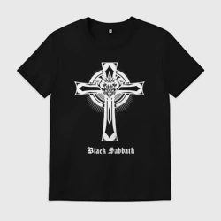 Мужская футболка хлопок Black Sabbath крест