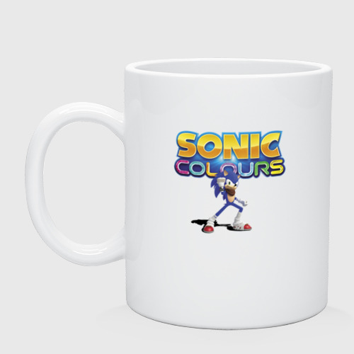Кружка керамическая с принтом Sonic colors - Hedgehog, вид спереди #2