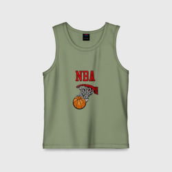 Basketball - NBA logo – Майка из хлопка с принтом купить