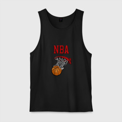 Мужская майка хлопок Basketball - NBA logo