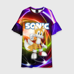 Детское платье 3D Майлз Тейлз Прауэр - Sonic - Видеоигра