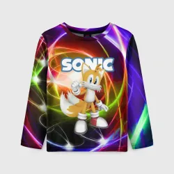 Детский лонгслив 3D Майлз Тейлз Прауэр - Sonic - Видеоигра