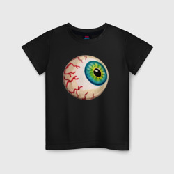 Детская футболка хлопок Глаз зомби-ктулху большой летающий